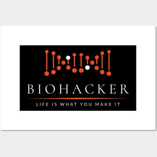 BIOHACKER Shirt | Funny Science Tee for Molecular Biologists Posters and Art